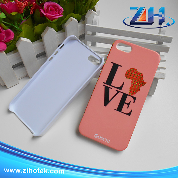 3D sublimation cover cases for iPhone 5/5s