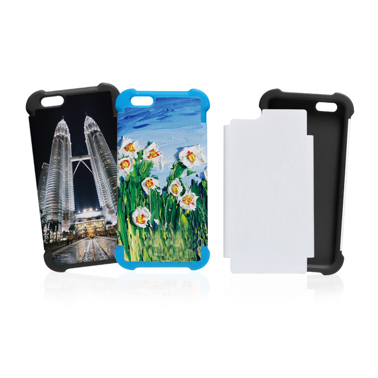 2 in 1 (Plastic + TPU) 3D sublimation phone case